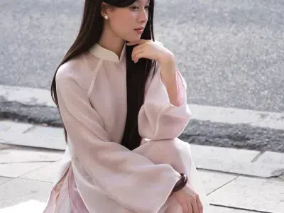 Áo dài Uyển Sa - size M fit M, L