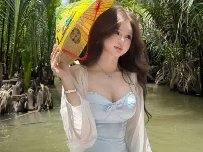 Amelie V657 - 675 Hecate Váy lụa xanh