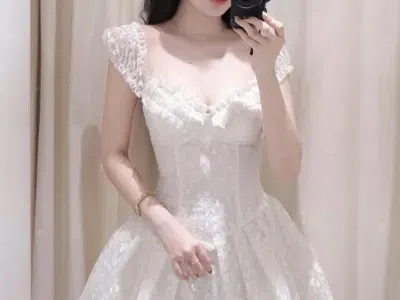 @nin.dress sz S (màu trắng)