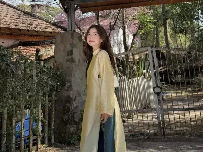 WEPRETTY ÁO DÀI TẰM size M