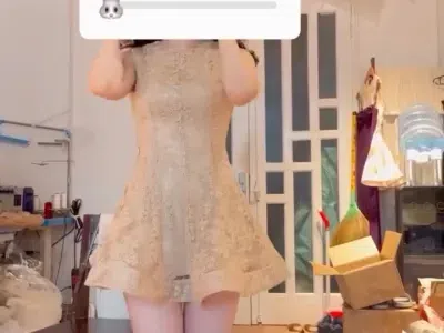 Chiếc váy 'must-have' cho mọi buổi tiệc 🎀 Màu nude dễ mặc, dễ phối, form váy siêu tôn dáng