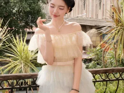 Mint top x Quần tafta ngắn