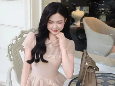 Será Váy cổ sen
