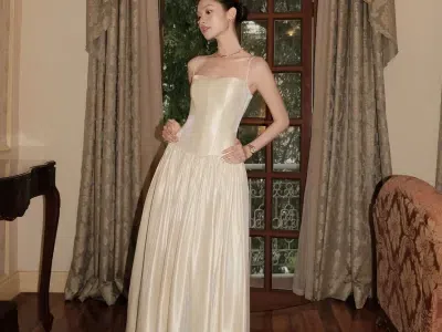 V613 Charlie Dress KEM ĐẬM