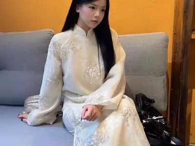 ÁO DÀI IVORY SIZE S M