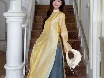 Wepretty - Áo dài TẰM size S