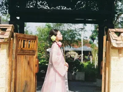 Áo dài Vũ Hoa Phấn - size L fit M L XL