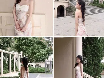ĐẦM GẤM CÚP Đi BÒ DÁNG DÀI
