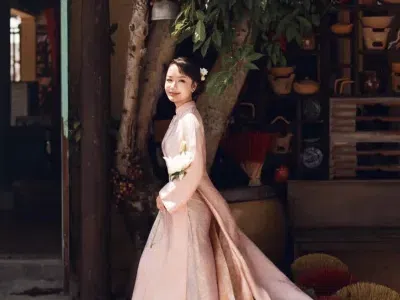 Áo dài Mộng Uyển - size M fit M, L