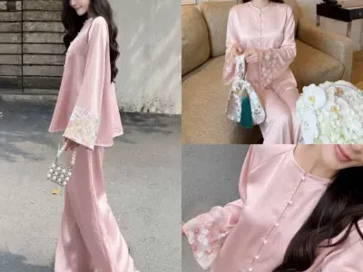SET PHÁP PHỤC HỒNG TAY GẤM