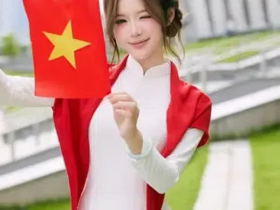 Roselia Áo Dài Trắng 4 Tà Dày Dặn