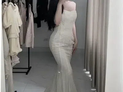 Đầm đuôi cá cúp ngực thiết kế