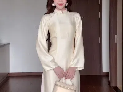 ÁO DÀI TRÚC VY size M