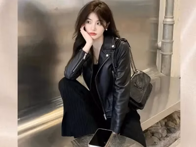 Áo da phối outfit gì cug hợp ạa🤍