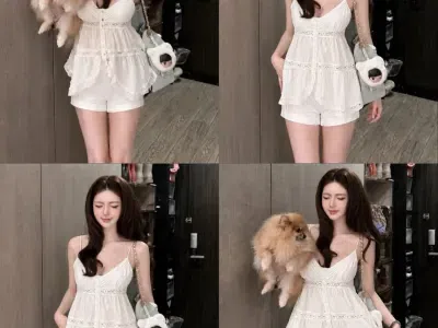 SET ÁO 2S + SHORT TRẮNG