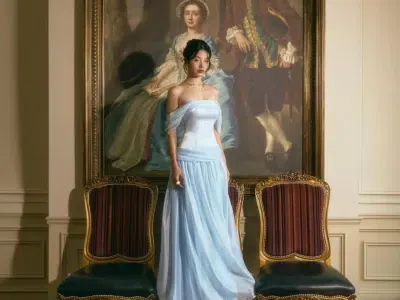Cinderella Silk Dress