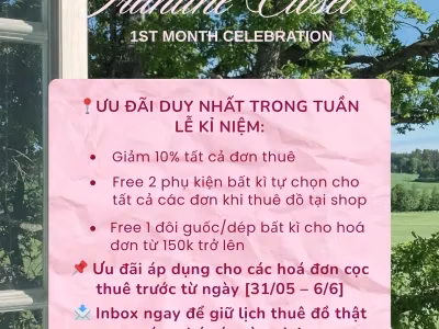 🎀 𝐓𝐑𝐀𝐋𝐈𝐍𝐄́ 𝐂𝐋𝐎𝐒𝐄𝐓 - 𝐓𝐑𝐎̀𝐍 𝟏 𝐓𝐇𝐀́𝐍𝐆 𝐓𝐔̉𝐈 🦢

Chẳng biế