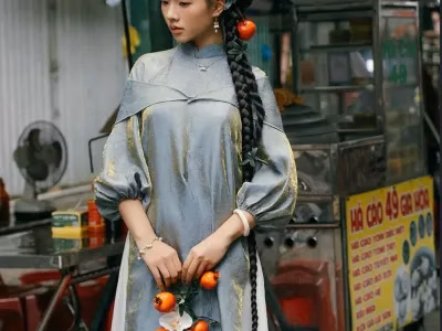 Áo dài Linh Sa size M