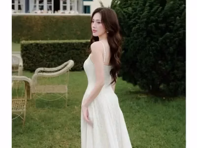 Váy tiela trắng