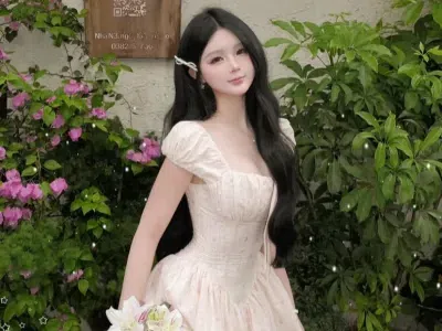 c.layclothing_official V536 Flora Dress clay