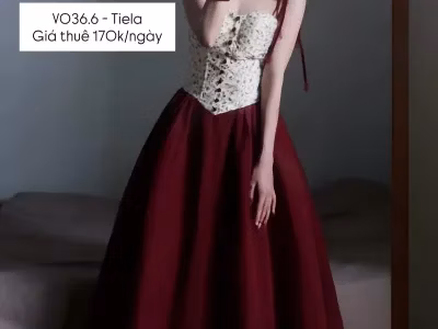 Váy tiela đỏ
