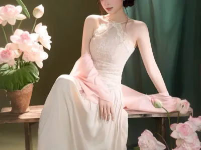 V537 Maxi yếm ren