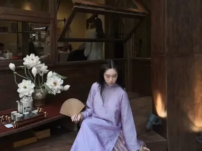 áo dài tím hồng mộng mơ 🩰🎀🐰